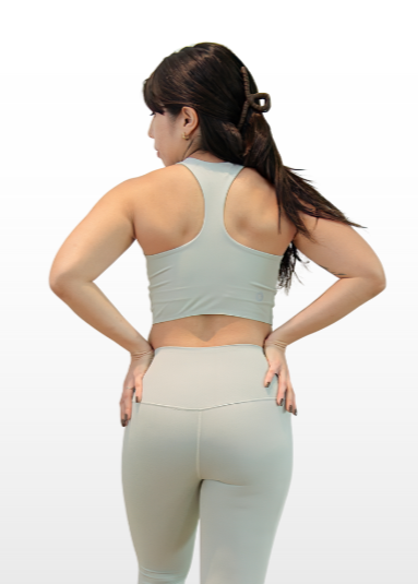 Everyday Power Up Racerback Bra - Pistachio