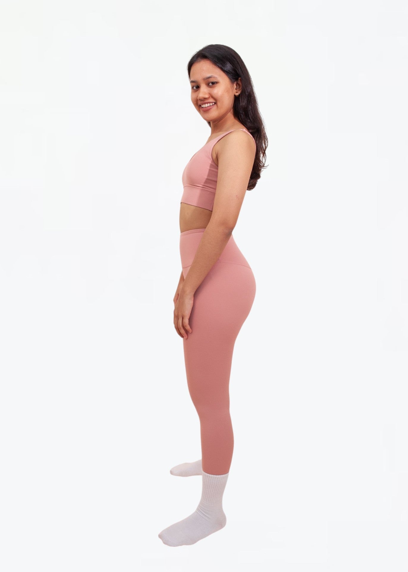 Everyday Stay Grounded Leggings - Coral