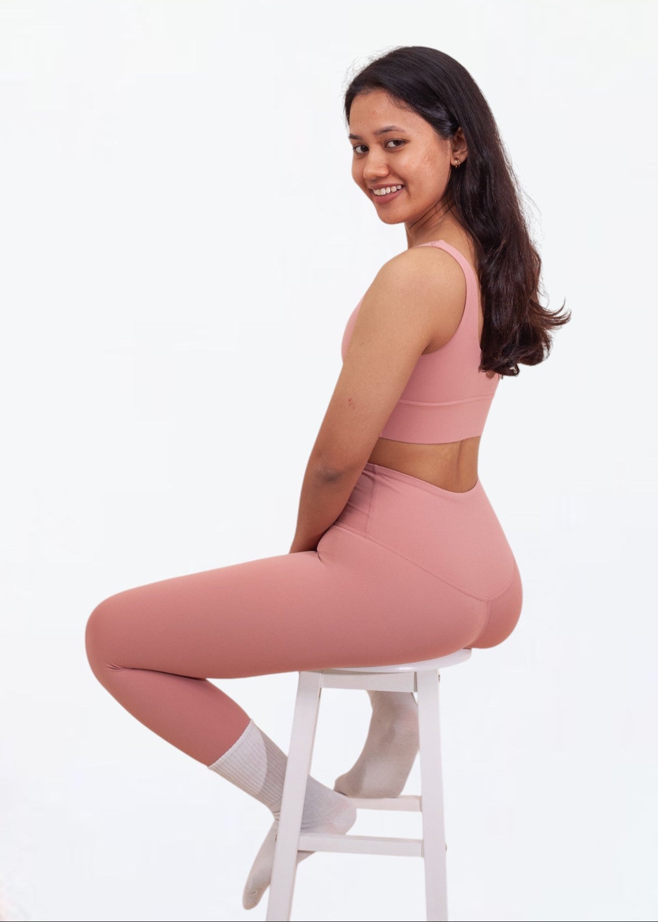 Everyday Stay Grounded Leggings - Coral