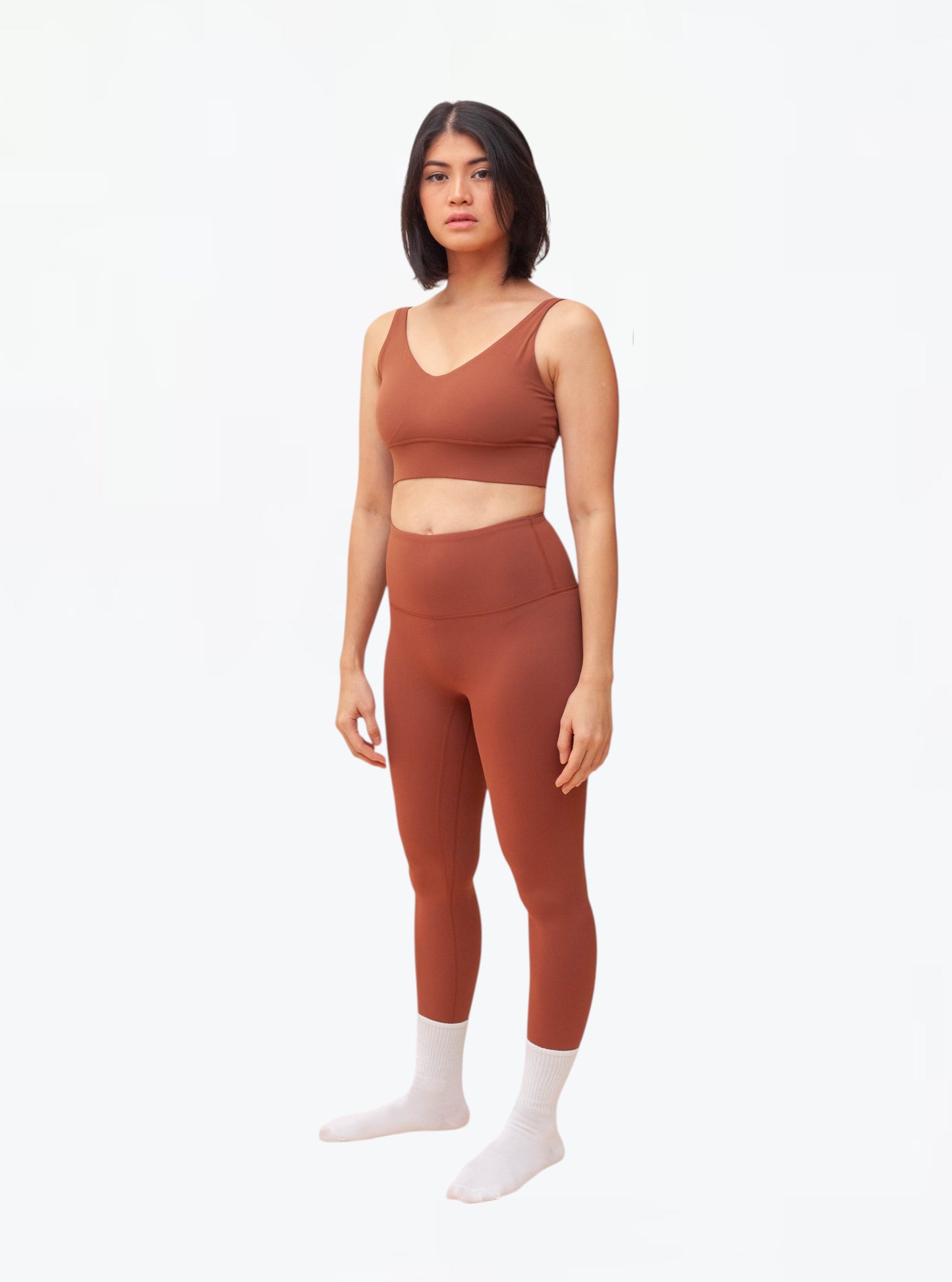 Everyday Stay Grounded Leggings - Terracotta