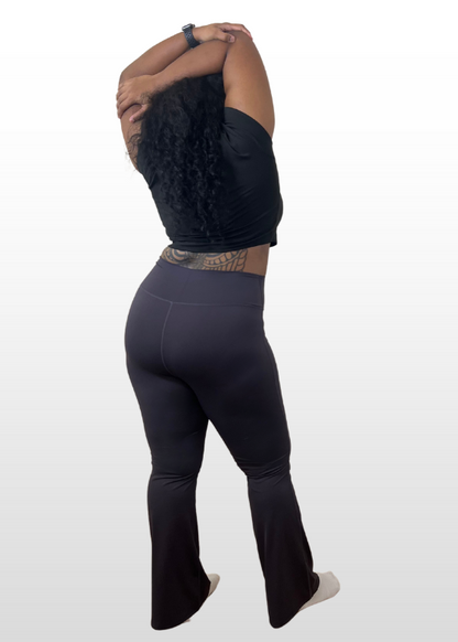 High Waisted Flare - Midnight