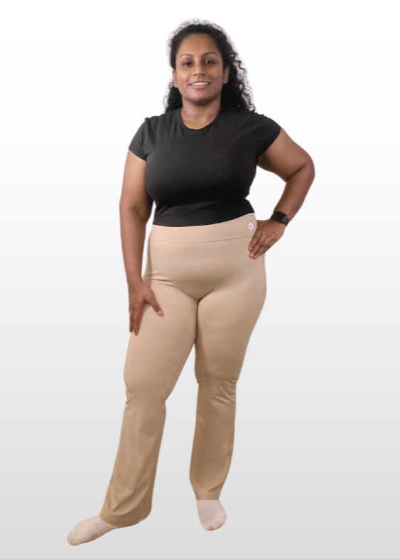 High Waisted Flare - Sahara