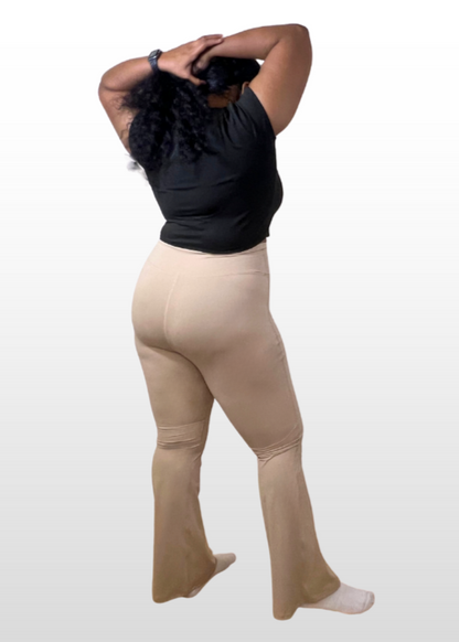 High Waisted Flare - Sahara