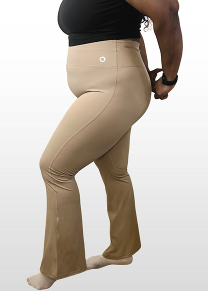 High Waisted Flare - Sahara