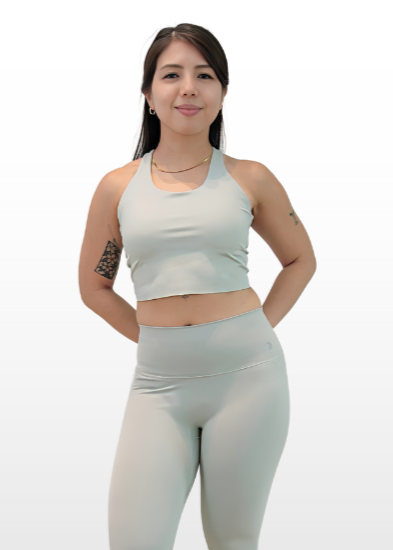 Power Racerback Bra - Pistachio