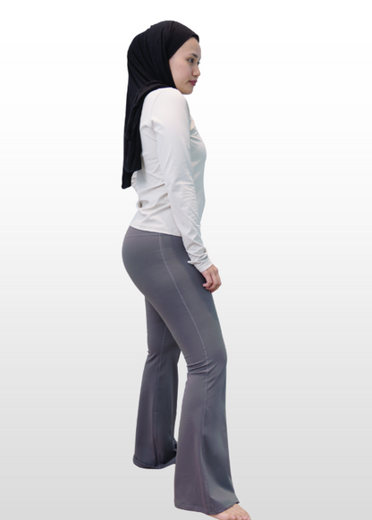 High Waisted Flare - Ash