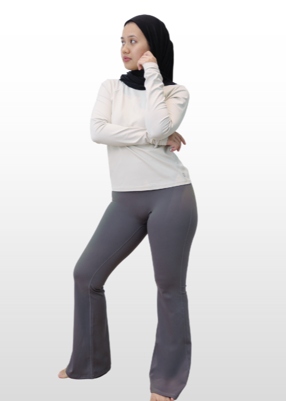 High Waisted Flare - Ash