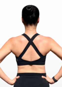 Power Crossback Bra - Noir