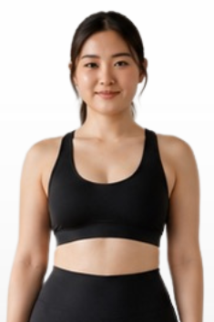 Power Crossback Bra - Noir