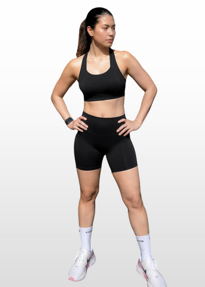 Power Crossback Bra - Noir