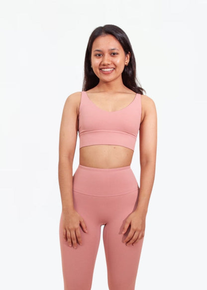 Grounded Bra - Coral