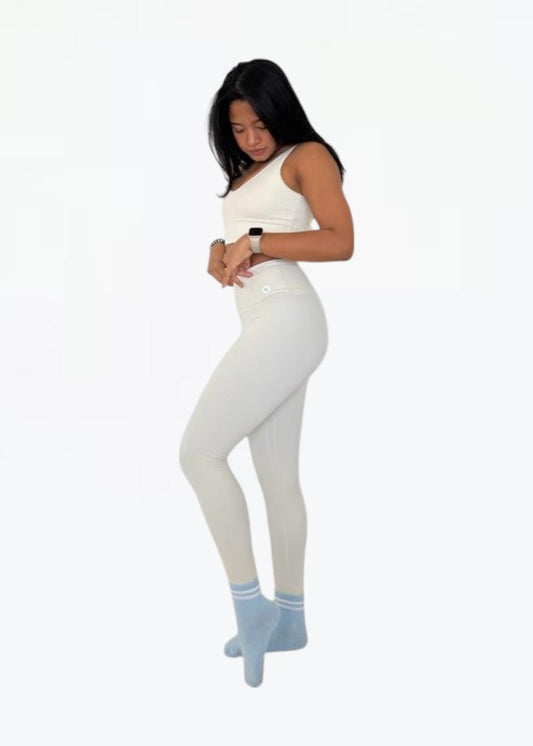 Everyday Stay Grounded Leggings - Seashell